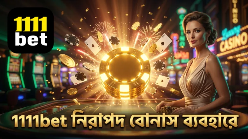 1111bet প্ল্যাটফর্মে বোনাস ব্যবহার করলে নিরাপত্তা বাড়ে।
