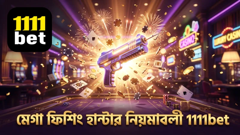 মেগা ফিশিং হান্টারের বেসিক নিয়মাবলী ব্যাখ্যা করছে