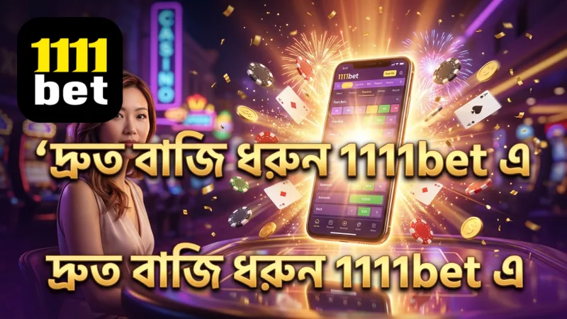 1111bet প্ল্যাটফর্মে বাজি ধরার দ্রুত ও সুবিধাজনক পদ্ধতি অবলম্বন করুন