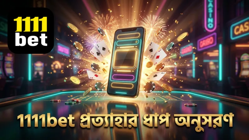 1111bet প্রত্যাহার প্রক্রিয়ার প্রতিটি ধাপ সাবধানে অনুসরণ করুন